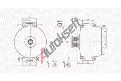 MAGNETI MARELLI Alterntor MAG 063731846010, 063731846010