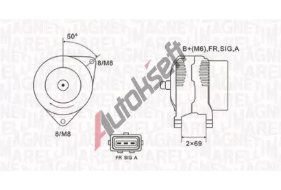 MAGNETI MARELLI Alterntor MAG 063731857010, 063731857010