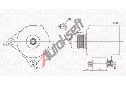 MAGNETI MARELLI Alterntor MAG 063731860010, 063731860010