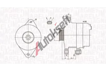 MAGNETI MARELLI Alterntor MAG 063731892010, 063731892010
