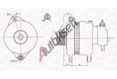 MAGNETI MARELLI Alterntor MAG 063731899010, 063731899010