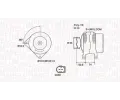 Alterntor MAGNETI MARELLI ‐ MAG 063731905010
