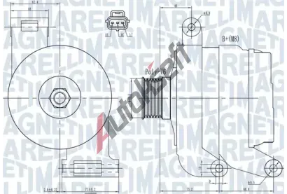 MAGNETI MARELLI Alterntor MAG 063731931010, 063731931010
