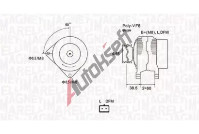 MAGNETI MARELLI Alterntor MAG 063731933010, 063731933010