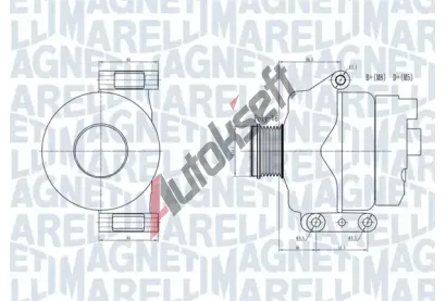 MAGNETI MARELLI Alterntor MAG 063731934010, 063731934010