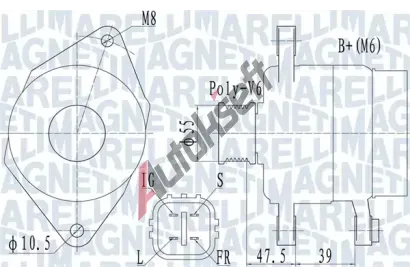 MAGNETI MARELLI Altern�tor MAG 063731942010, 063731942010