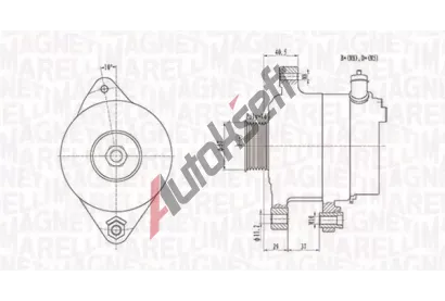 MAGNETI MARELLI Alterntor MAG 063731949010, 063731949010