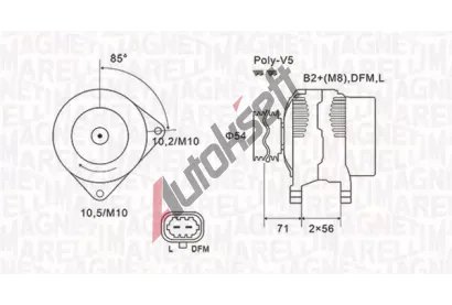 MAGNETI MARELLI Alterntor MAG 063731960010, 063731960010