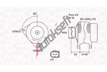 MAGNETI MARELLI Alterntor MAG 063731970010, 063731970010