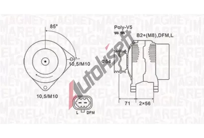 MAGNETI MARELLI Alterntor MAG 063731973010, 063731973010