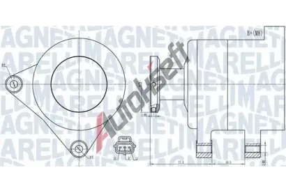 MAGNETI MARELLI Alterntor MAG 063731999010, 063731999010