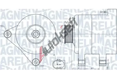 MAGNETI MARELLI Alterntor MAG 063732000010, 063732000010