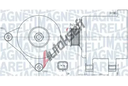 MAGNETI MARELLI Alterntor MAG 063732015010, 063732015010