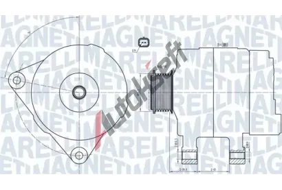 MAGNETI MARELLI Alterntor MAG 063732033010, 063732033010