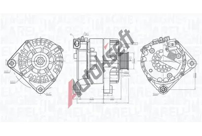 MAGNETI MARELLI Alternátor MAG 063732041010, 063732041010 MAGNETI MARELLI Alternátor MAG 063732041010, 063732041010