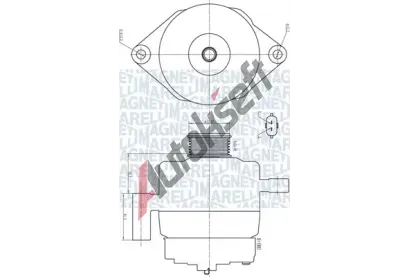 MAGNETI MARELLI Alterntor MAG 063732181010, 063732181010
