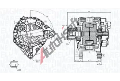 MAGNETI MARELLI Alterntor MAG 063735356010, 063735356010