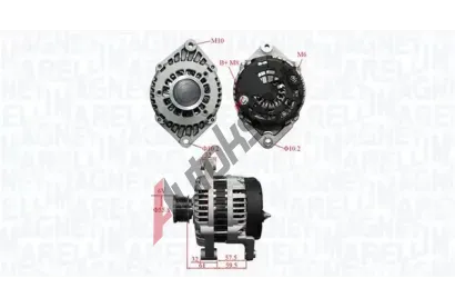 MAGNETI MARELLI Alterntor MAG 063735380010, 063735380010