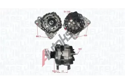 MAGNETI MARELLI Alternátor MAG 063735695010, 063735695010 MAGNETI MARELLI Alternátor MAG 063735695010, 063735695010