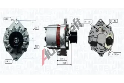 MAGNETI MARELLI Alternátor MAG 063739067010, 063739067010 MAGNETI MARELLI Alternátor MAG 063739067010, 063739067010
