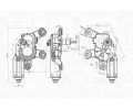MAGNETI MARELLI Motor st�ra��&nbsp;&dash;&nbsp;MAG 064073000010
