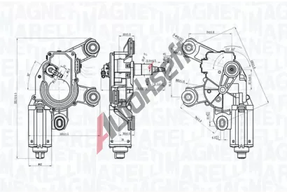 MAGNETI MARELLI Motor st�ra�� MAG 064073000010, 064073000010