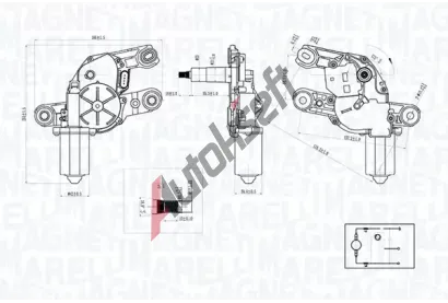 MAGNETI MARELLI Motor st�ra�� MAG 064073300010, 064073300010