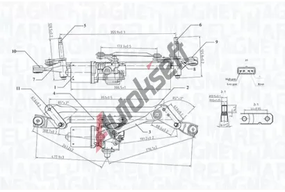 MAGNETI MARELLI Syst�m �i�t�n� skel MAG 064351736010, 064351736010