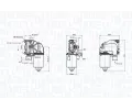 MAGNETI MARELLI Motor stěračů MAG 064373010010, 064373010010