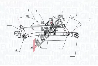 MAGNETI MARELLI Syst�m �i�t�n� skel MAG 064377500010, 064377500010