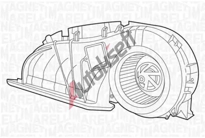 MAGNETI MARELLI Vnitn ventiltor MAG 069401324010, 069401324010