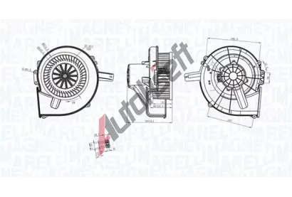 MAGNETI MARELLI Vnitn ventiltor MAG 069412211010, 069412211010