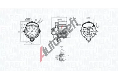 MAGNETI MARELLI Vnit�n� ventil�tor MAG 069412266010, 069412266010