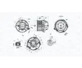 Vnitn ventiltor MAGNETI MARELLI ‐ MAG 069412389010