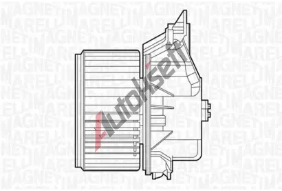 MAGNETI MARELLI Vnitn ventiltor MAG 069412529010, 069412529010