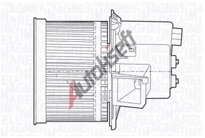 MAGNETI MARELLI Vnitn ventiltor MAG 069412652010, 069412652010