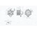Vnitn ventiltor MAGNETI MARELLI ‐ MAG 069412752010