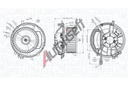 MAGNETI MARELLI Vnit�n� ventil�tor MAG 069412777010, 069412777010