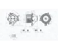 Vnitn ventiltor MAGNETI MARELLI ‐ MAG 069412779010