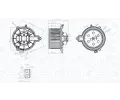 Vnitn ventiltor MAGNETI MARELLI ‐ MAG 069412782010