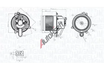MAGNETI MARELLI Vnit�n� ventil�tor MAG 069412783010, 069412783010