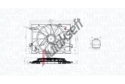 MAGNETI MARELLI Vtrk chlazen motoru MAG 069422784010, 069422784010