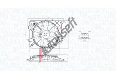 MAGNETI MARELLI Vtrk chlazen motoru MAG 069422789010, 069422789010