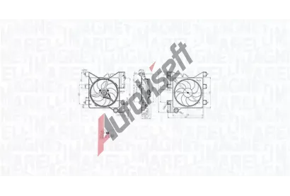 MAGNETI MARELLI Vtrk chlazen motoru MAG 069422852010, 069422852010