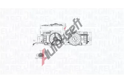 MAGNETI MARELLI Vtrk chlazen motoru MAG 069422859010, 069422859010