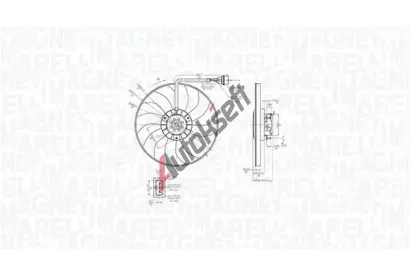 MAGNETI MARELLI Větrák chlazení motoru MAG 069422878010, 069422878010 MAGNETI MARELLI Větrák chlazení motoru MAG 069422878010, 069422878010