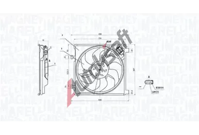 MAGNETI MARELLI Větrák chlazení motoru MAG 069422896010, 069422896010 MAGNETI MARELLI Větrák chlazení motoru MAG 069422896010, 069422896010