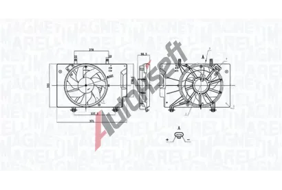 MAGNETI MARELLI V�tr�k chlazen� motoru MAG 069422898010, 069422898010