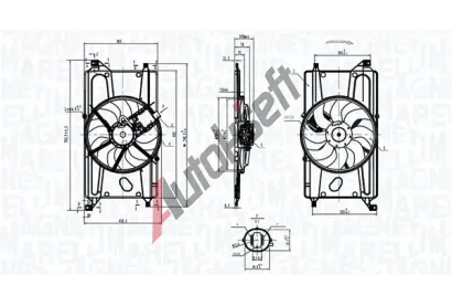 MAGNETI MARELLI Vtrk chlazen motoru MAG 069422900010, 069422900010