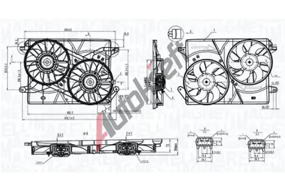 MAGNETI MARELLI V�tr�k chlazen� motoru MAG 069422901010, 069422901010